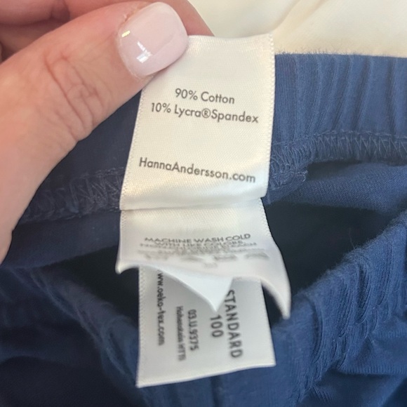 Hanna Andersson set bundle - 3 Off White Cotton long sleeve tops & 1 leggings 8 - Picture 14 of 14